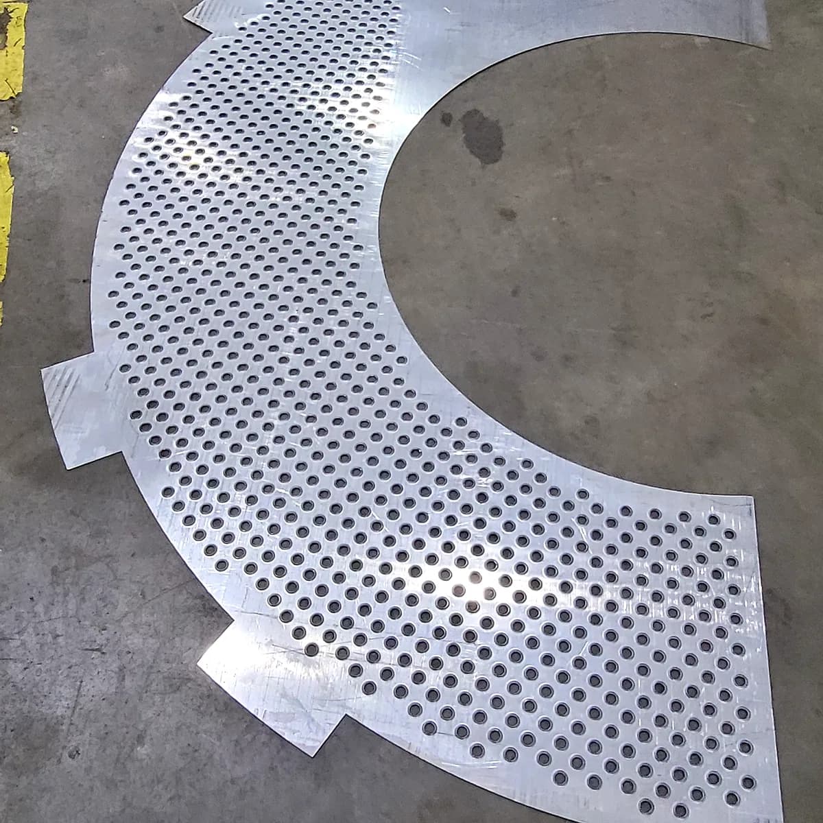 Laser Cutting + CNC Perforation